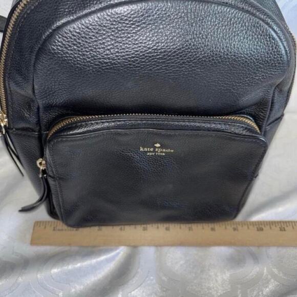 $429 Kate Spade Nicole WKRU5498 Larchmont Avenue Black Backpack